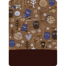 4FUN БАНДАНА AW POLARTEC KIDS GARDEN BROWN KID