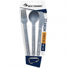 Набір столових приборів Sea To Summit Titanium Cutlery Set 3 Grey