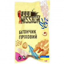 Батончик горіховий Food Mission