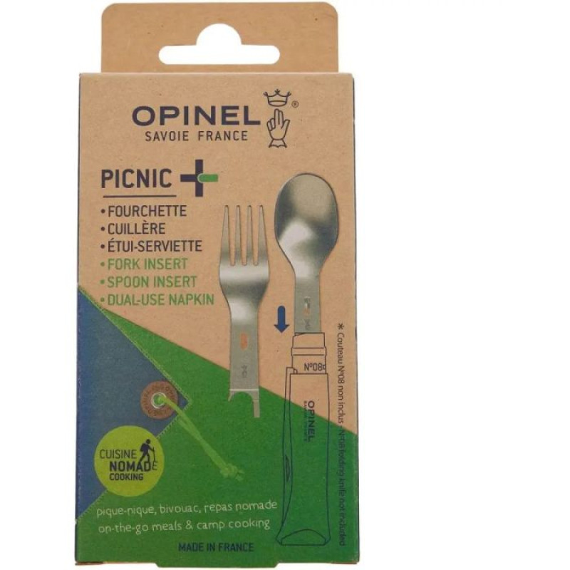 Набір столових приладів Opinel Picnic+